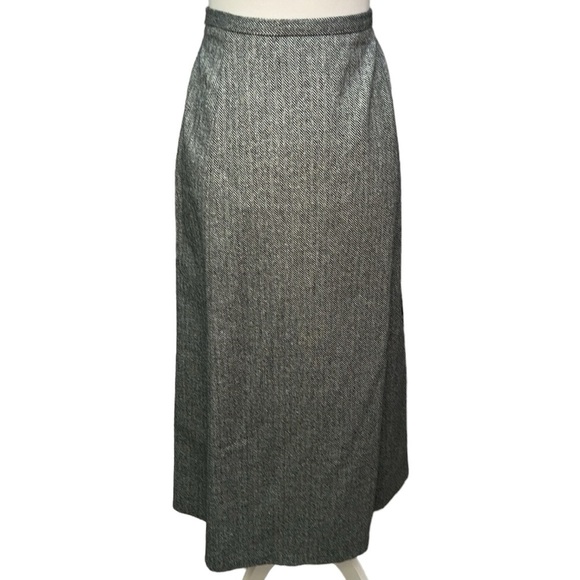 Christie & Jill Herringbone Print Skirt Maxi - Picture 5 of 7